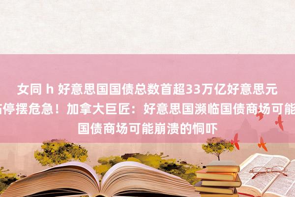 女同 h 好意思国国债总数首超33万亿好意思元 政府或濒临停摆危急！加拿大巨匠：好意思国濒临国债商场可能崩溃的恫吓