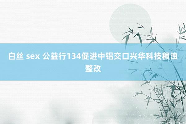 白丝 sex 公益行134促进中铝交口兴华科技稠浊整改