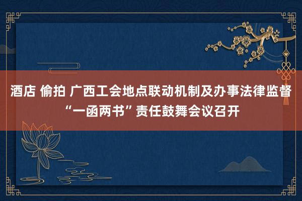 酒店 偷拍 广西工会地点联动机制及办事法律监督“一函两书”责任鼓舞会议召开